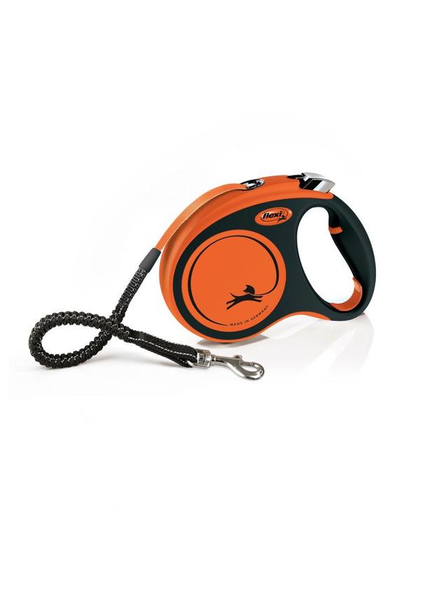 FLEXI Smycz oryginalna XTREME pomarańczowa M 5m do 35kg- taśma