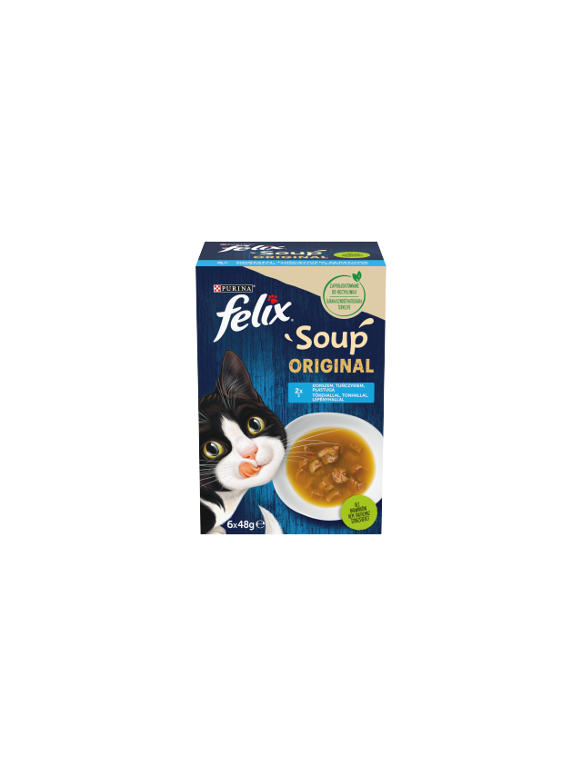 FELIX Soup Original Rybne smaki 6x48 g
