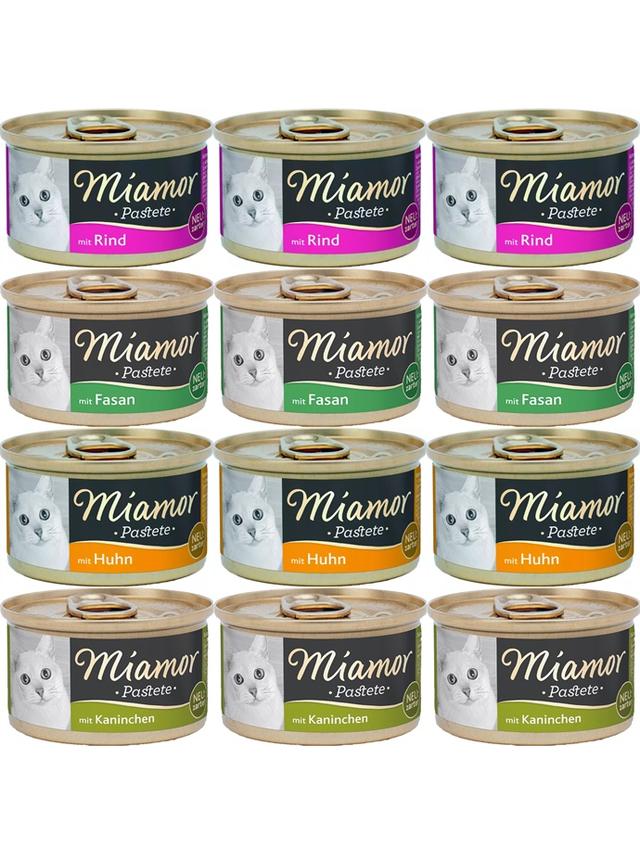 Miamor Pastete Mix smaków 12x85g puszka