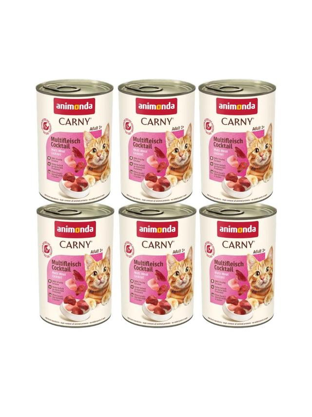 ANIMONDA Cat Carny Adult smak: multi koktajl mięsny 6 x 400g