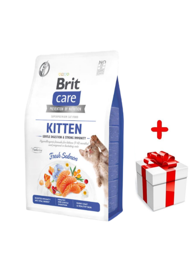 BRIT Care Cat Grain-Free Kitten Gentle Digestion & Strong Immunity 2kg + niespodzianka dla kota GRATIS!