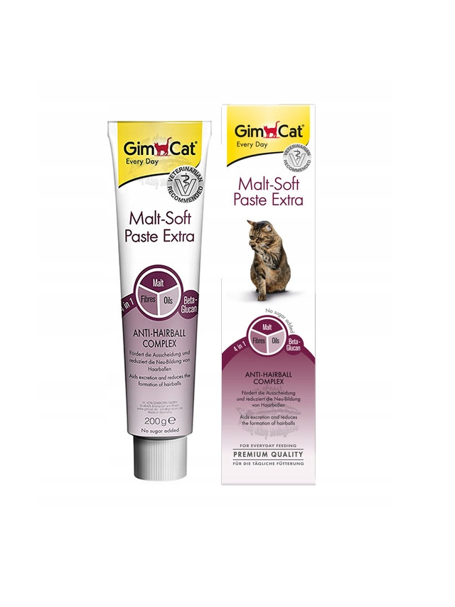 GIMBORN Gim Cat Malt-Soft Extra Pasta odkłaczająca dla kota 200g