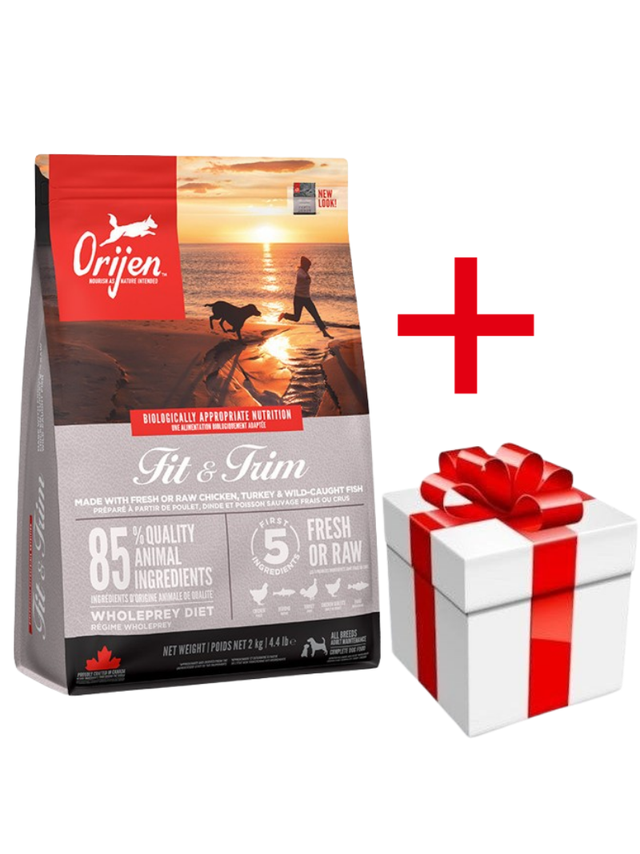 ORIJEN Fit & Trim Dog 2kg+ niespodzianka dla psa GRATIS!