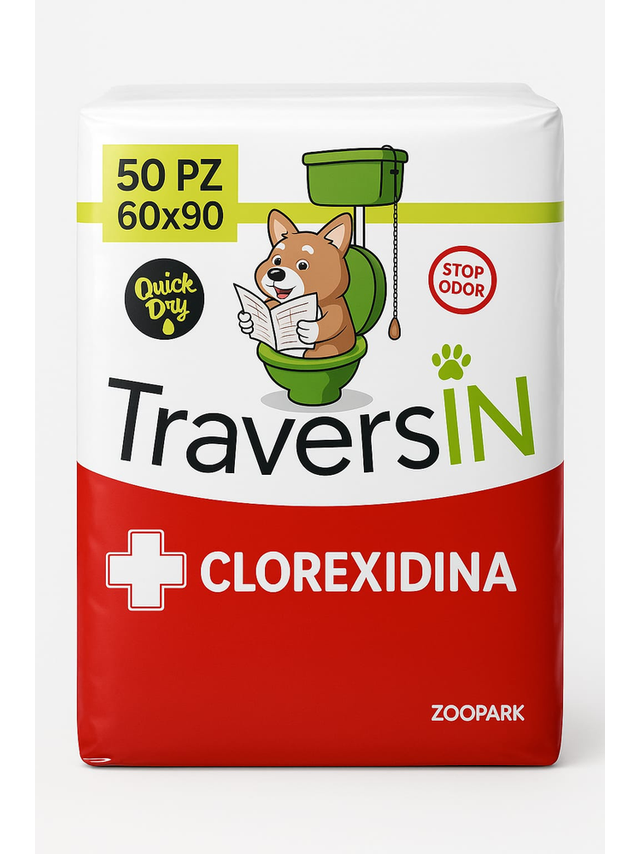 TraversIN Podkłady higieniczne z chlorheksydyną 60x90cm 50szt.