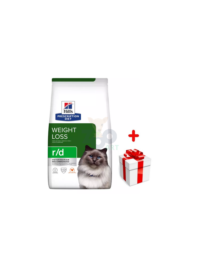 HILL'S PD Prescription Diet Feline r/d 3kg + niespodzianka dla kota  GRATIS!