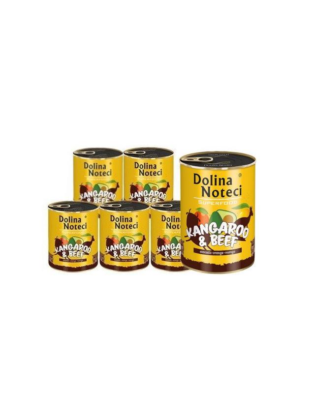 DOLINA NOTECI PREMIUM SUPERFOOD kangur i wołowina 6x400g