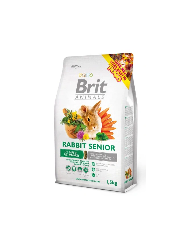 BRIT Animals  Rabbit Senior Complete 1,5kg