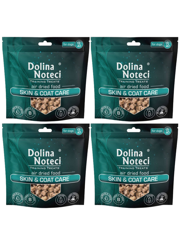 DOLINA NOTECI Training Treats Skin & Coat Care przysmaki treningowe dla psa 4x130g