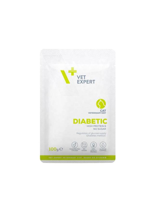 VETEXPERT Diabetic Cat - mokra karma weterynaryjna dla kotów 100g