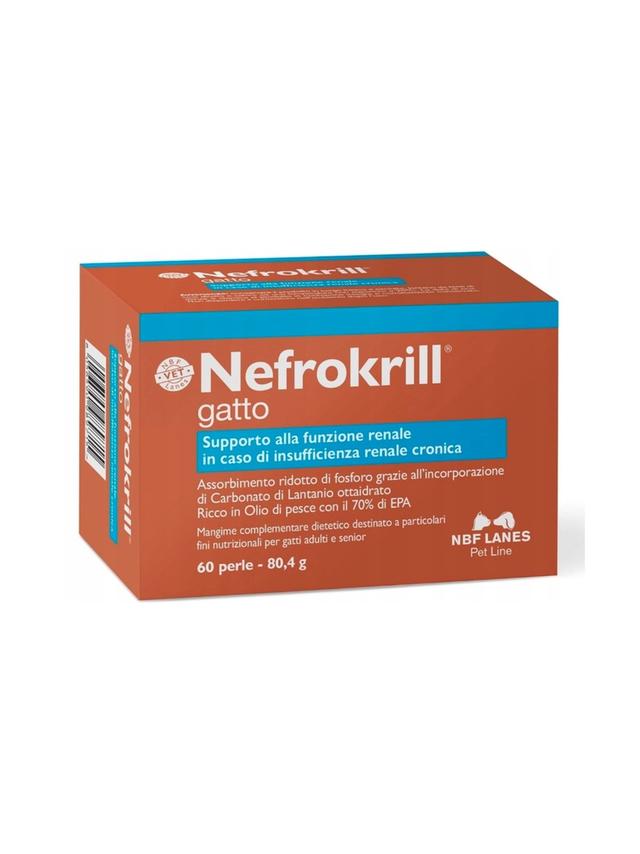 NBF Lanes Nefrokrill Gatto 60 kapsułek dla kota