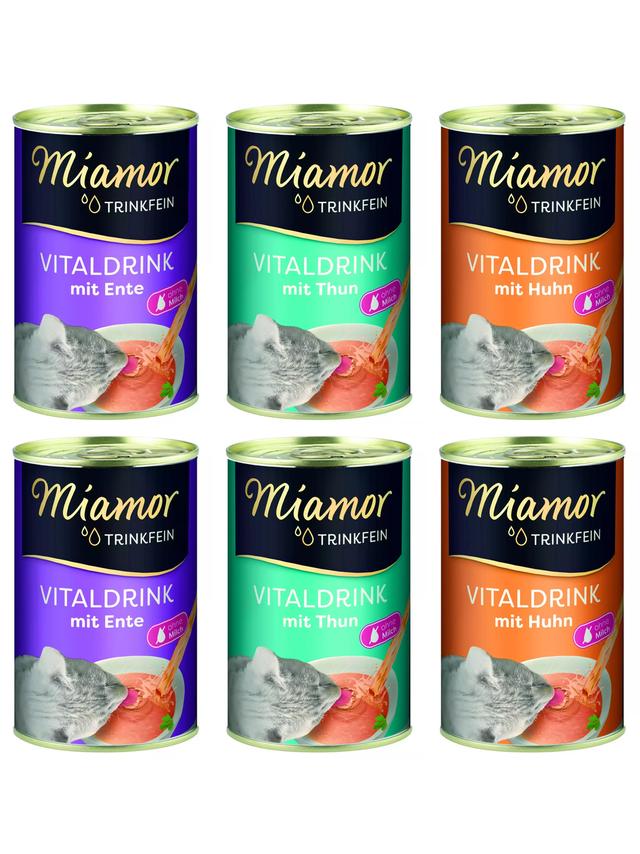 Miamor VitalDrink Mix smaków 6x135ml