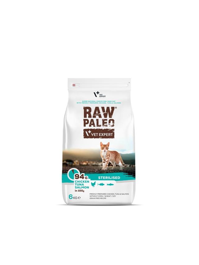 Vetexpert Raw Paleo Sterilised Cat 6kg