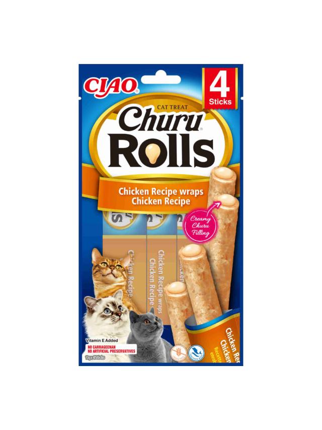 INABA Churu Rolls Dla Kota – Kurczak 4x10g