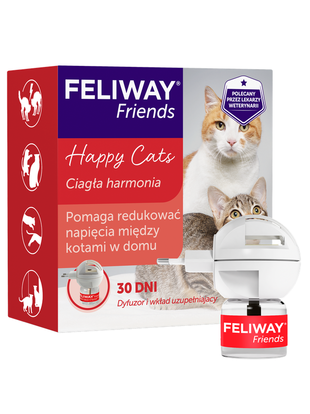 CEVA Feliway Friends dyfuzor + flakonik 48 ml z feromonem C.A.P.