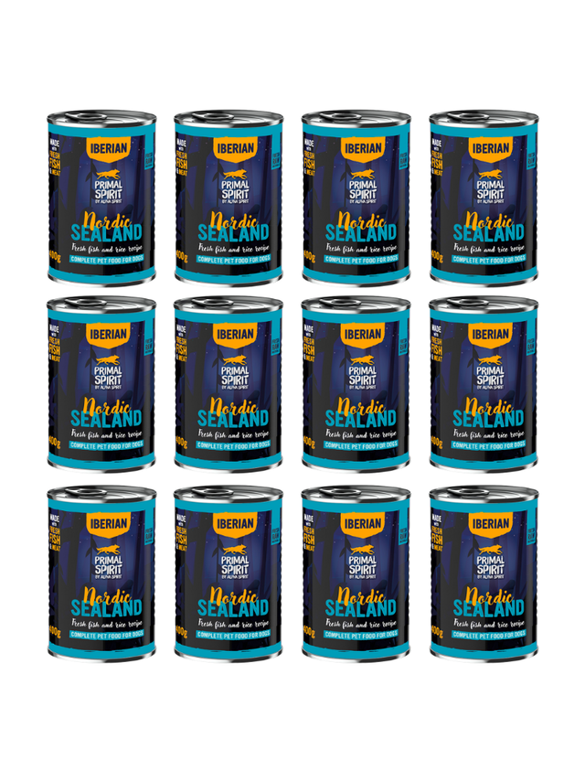 PRIMAL SPIRIT Iberian Nordic Sealand 12x400g puszka