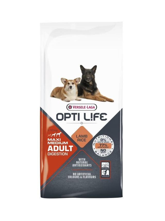 VERSELE-LAGA Opti Life Adult Digestion Medium&Maxi 12,5kg