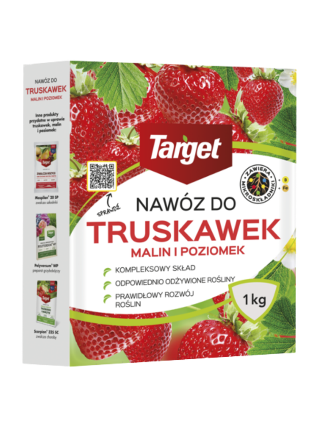 Nawóz granulowany do truskawek, malin i poziomek 1kg