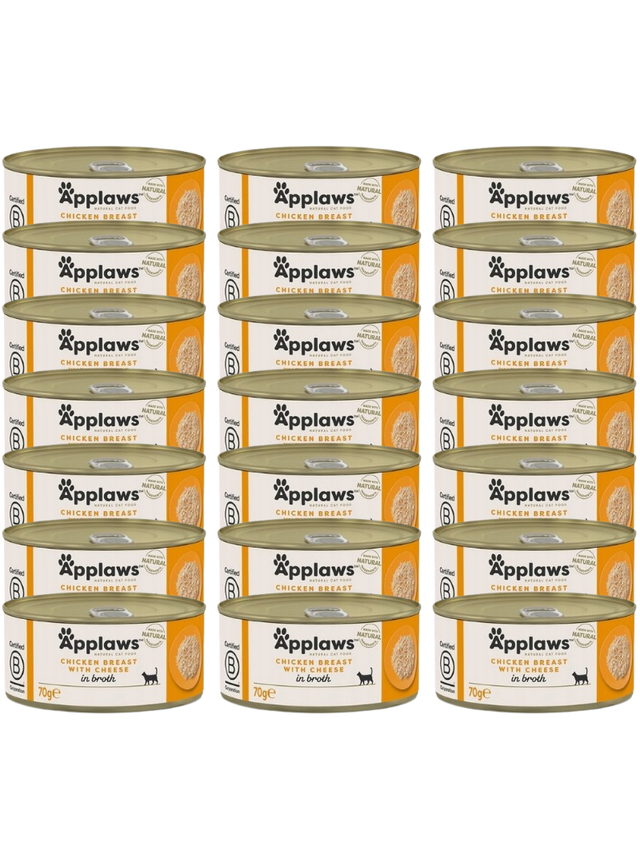 Applaws Cat Kurczak i Ser 24x70g PUSZKA