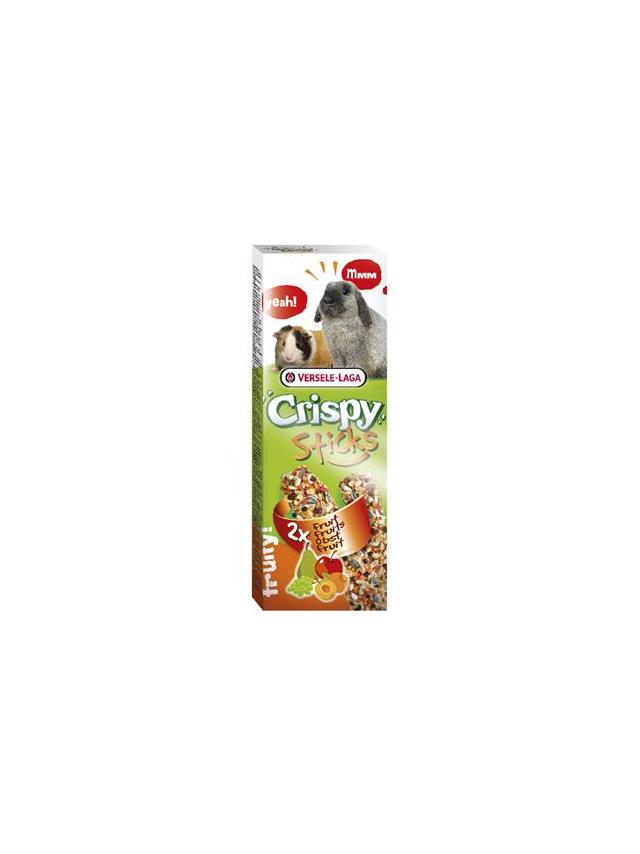 VERSELE LAGA  Crispy Sticks Rabbits-Guinea Pigs Fruit 110g - 2 kolby owocowe dla królików i kawii domowych