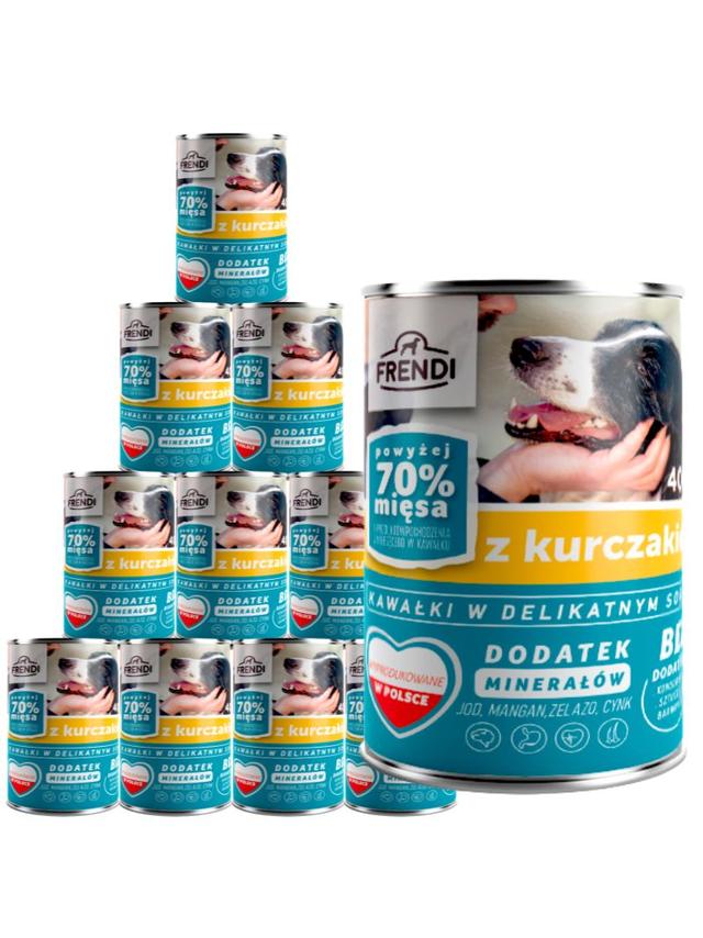 Frendi kawałki w delikatnym sosie z kurczakiem 10x400g