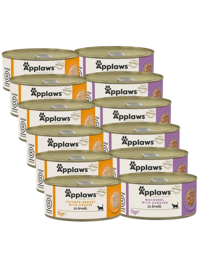 Applaws Cat Mix Smaków 12x70g PUSZKA