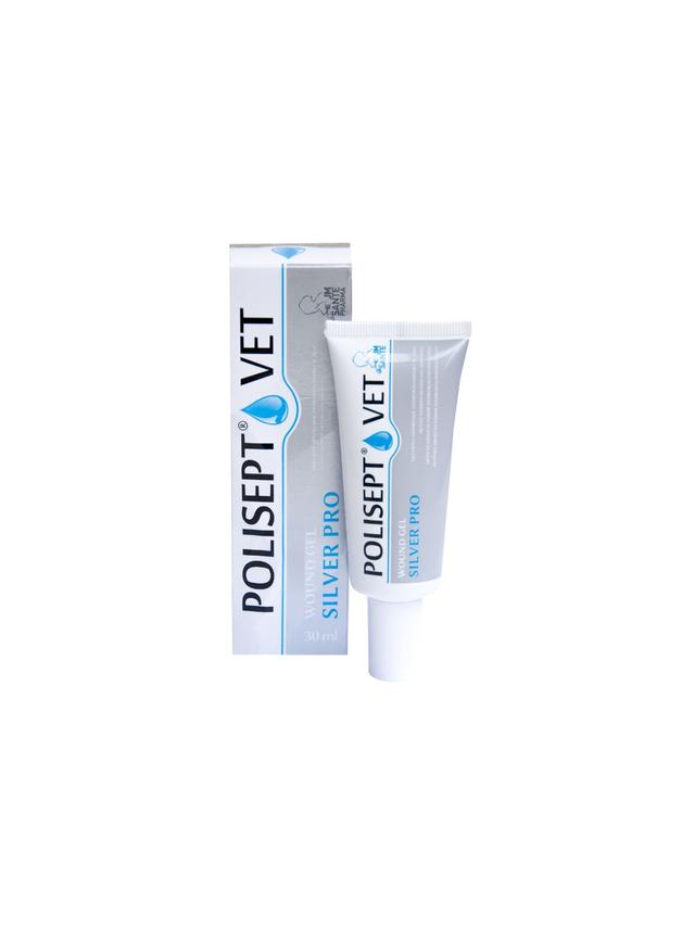 JM SANTE Polisept Vet Wound Gel Silver Pro-żelowy opatrunek dla psów i kotów 30ml