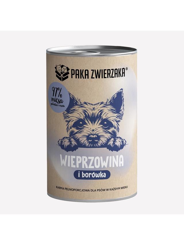 Paka Zwierzaka Wieprzowina z borówką 400 g