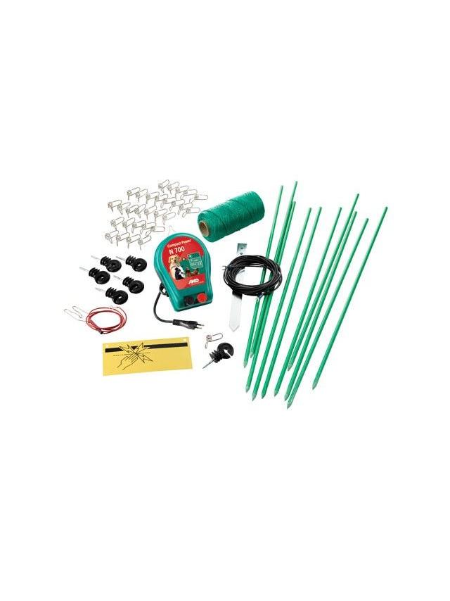 KERBL Ogrodzenie elektryczne dla psów z elektryzatorem N700 HOBBYSET