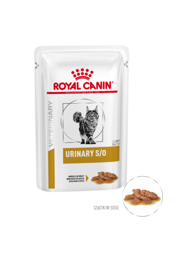 ROYAL CANIN Urinary S/O 12x85g cząstki w sosie