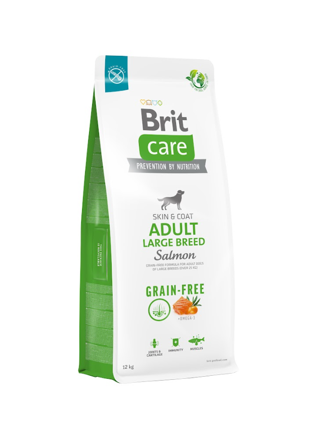 BRIT CARE Dog Grain-free Adult Large Breed Salmon 12kg