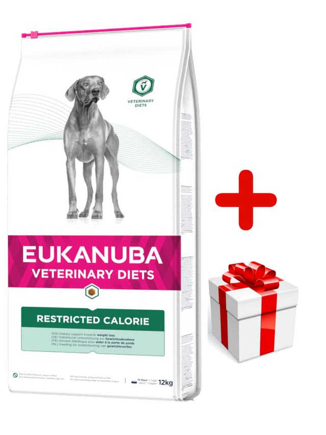 Eukanuba restricted calorie 12kg + niespodzianka dla psa GRATIS!