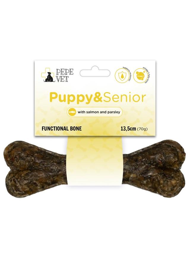 PEPE VET Kość funkcjonalna Puppy&Senior (dla szczeniąt i seniorów) 70g