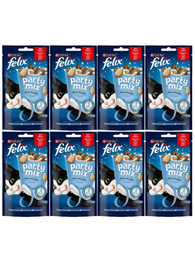 Felix Party Dairy Delight 8x60g