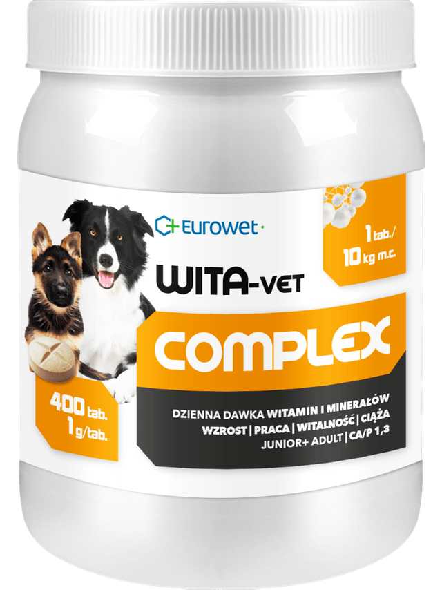 WITA-VET JUNIOR+ADULT Ca/P 1,3 1g 400tab