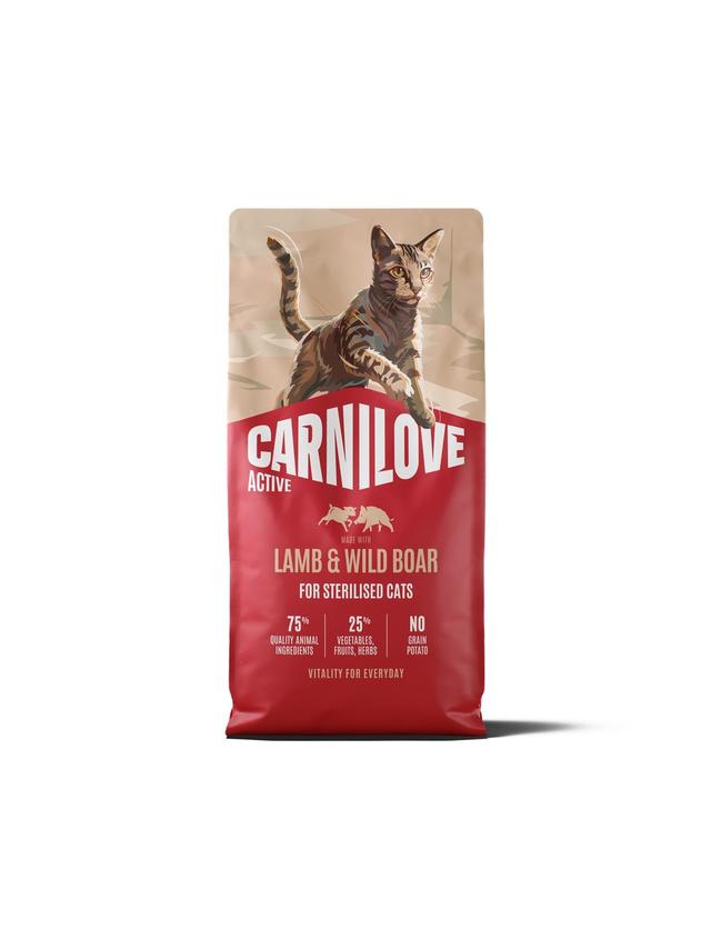 Carnilove Active Cat Lamb & Wild Boar for Sterilised Adult 6 kg