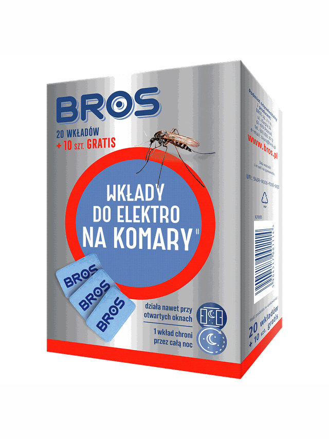 BROS - wkłady do elektro na komary 20szt