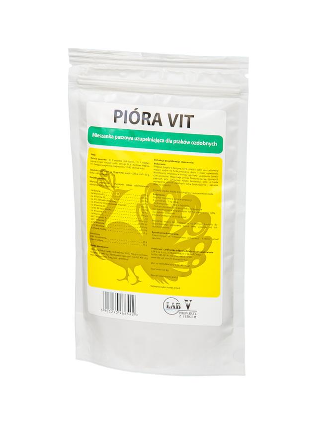 Lab-v Pióra Vit - Mieszanka Paszowa Uzupełniająca Dla Drobiu Na Poprawę Wypierzenia 1kg