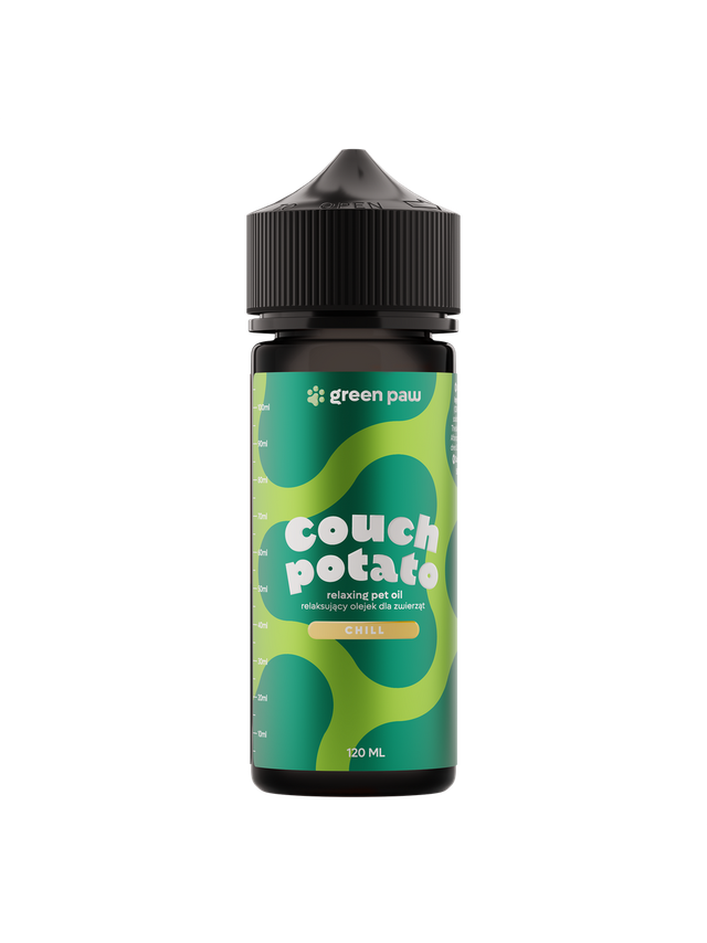 Green Paw Couch Potato 120ml - Olejek z CBD na bazie oleju z łososia z 10% dodatkiem oleju z kryla