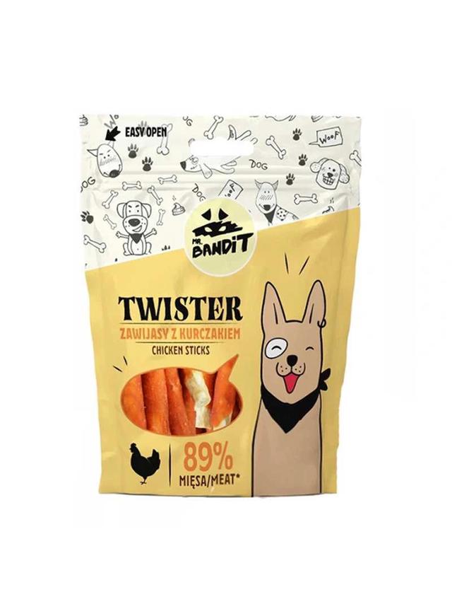 MR. BANDIT Gryzaki Twisters Zawijasy z Kurczakiem 80g