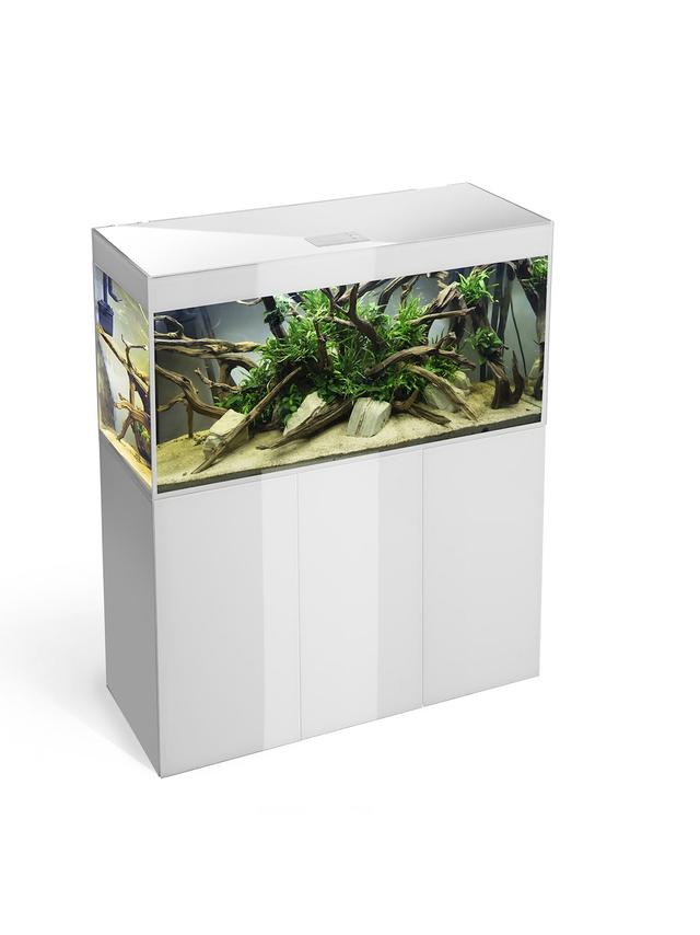 AQUAEL ZESTAW GLOSSY ST 150 D&N BIAŁY + SZAFKA