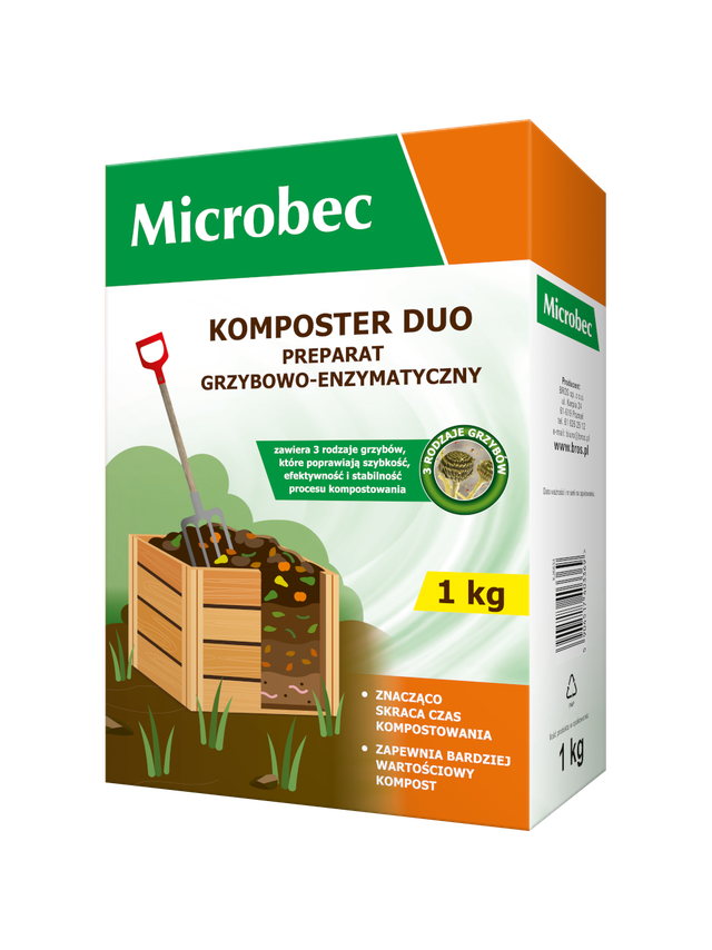 BROS MICROBEC Komposter DUO 1 KG