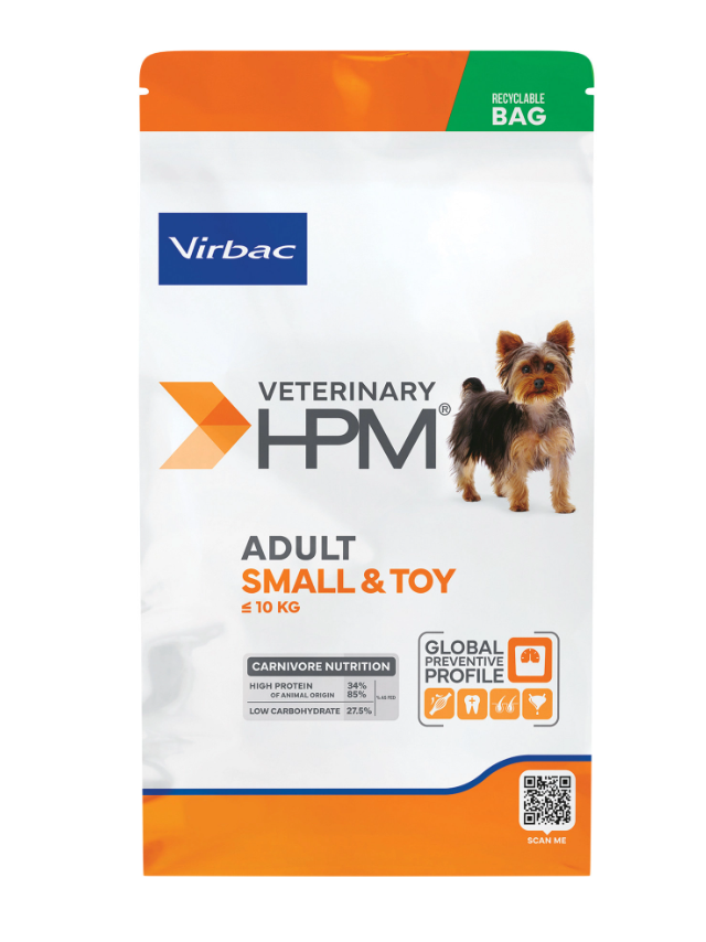 VIRBAC Adult Small & Toy Dog 1,5kg karma sucha dla psów dorosłych niekastrowanych ras małych