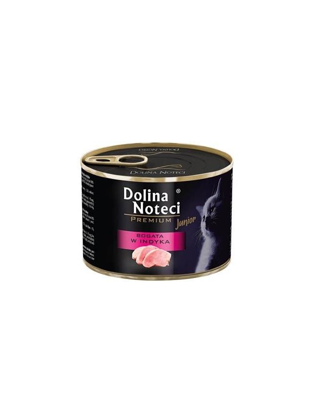 Dolina Noteci Premium Junior dla kota bogata w indyka 185g