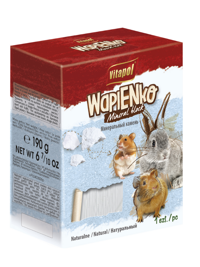 VITAPOL Wapienko dla gryzoni naturalne XL 190g