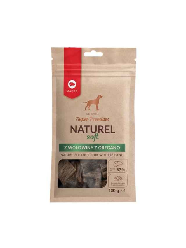 MACED Super Premium Naturel Soft wołowina z oregano 100g