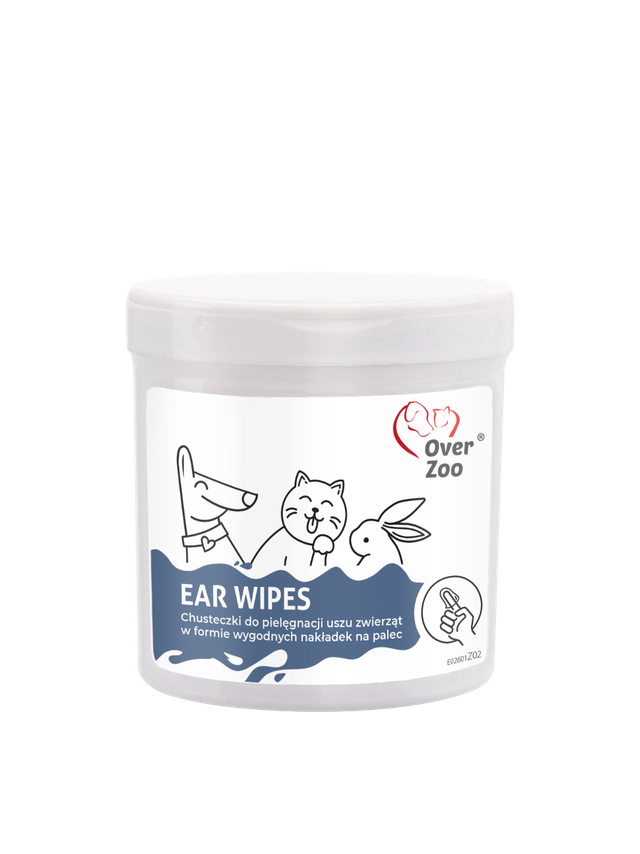 OVER ZOO Ear Wipes chusteczki do pielęgancji uszu 50szt