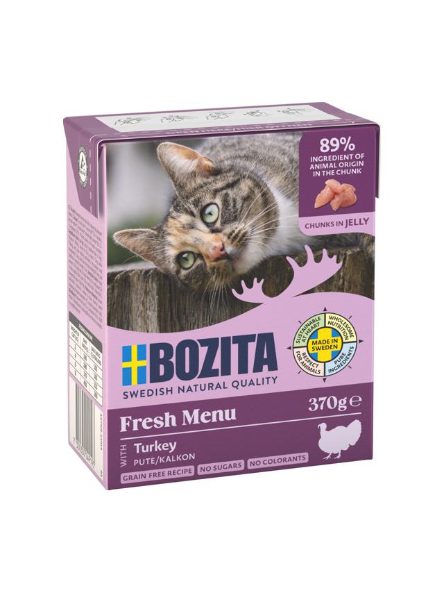 BOZITA Cat Kawałki Indyka W Galaretce 370g