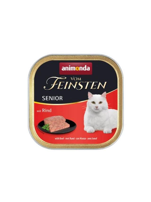 ANIMONDA Vom Feinsten Senior Cat smak: z wołowiną 100g