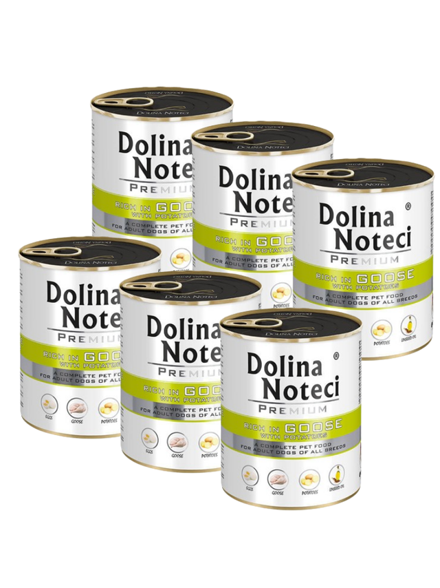 Dolina Noteci Premium Gęś z ziemniakami 6x800g