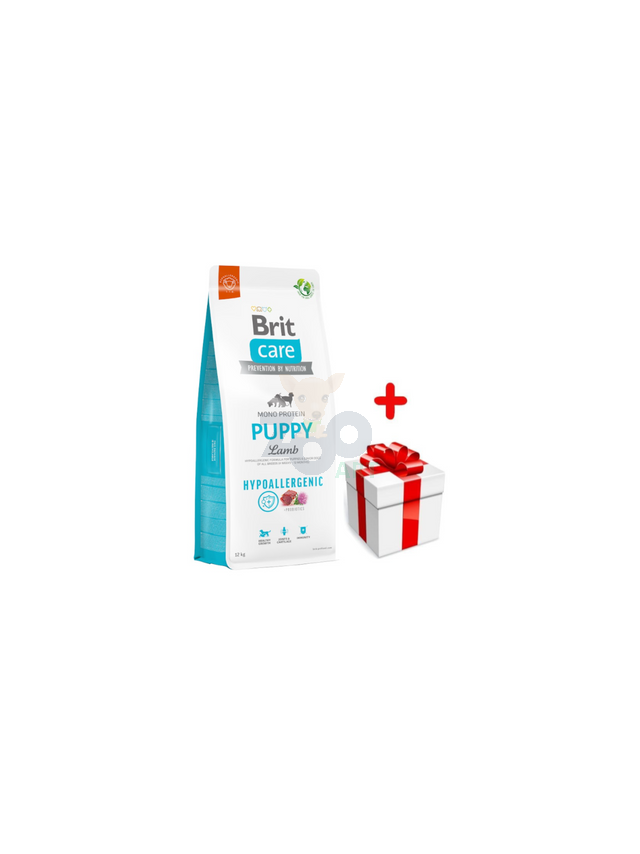 BRIT CARE Hypoallergenic Puppy Lamb 12kg + niespodzianka dla psa GRATIS!